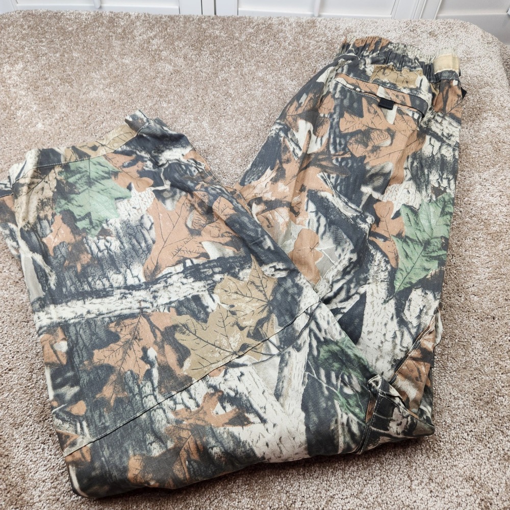 Merrill & Forbes Outfitters Ranger Camo Cargo Pants Men XL 40-42 Leaf Camouflage